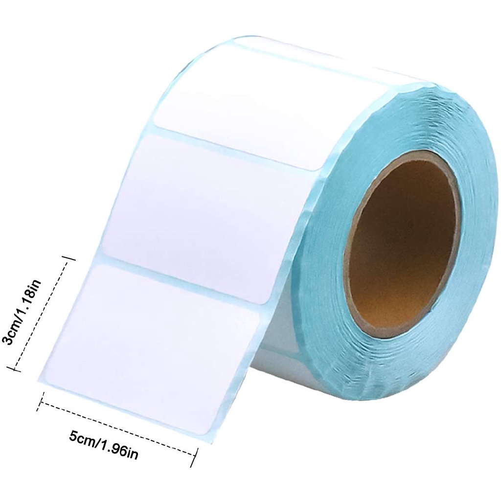 1 Roll of 700 Pieces White Self Adhesive Label Sticker Address Label