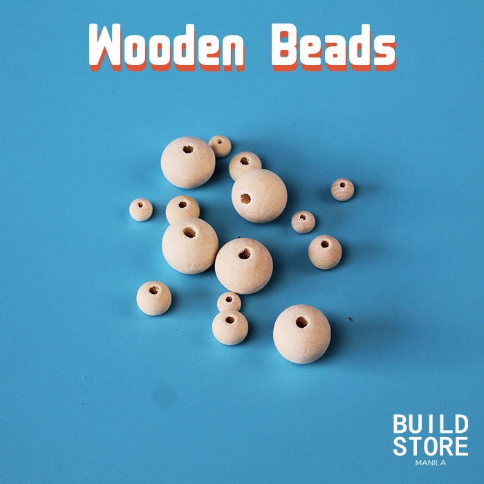 Wooden Beads Wood Circles Wood Beads Wood Accessories DIY