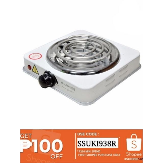 Hot Plate 1000W Electric Single Cooking Stove Shopee Philippines