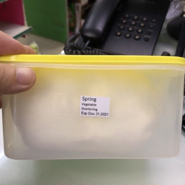 Vegetable Shortening 750g container Spring Brand Halal Certified