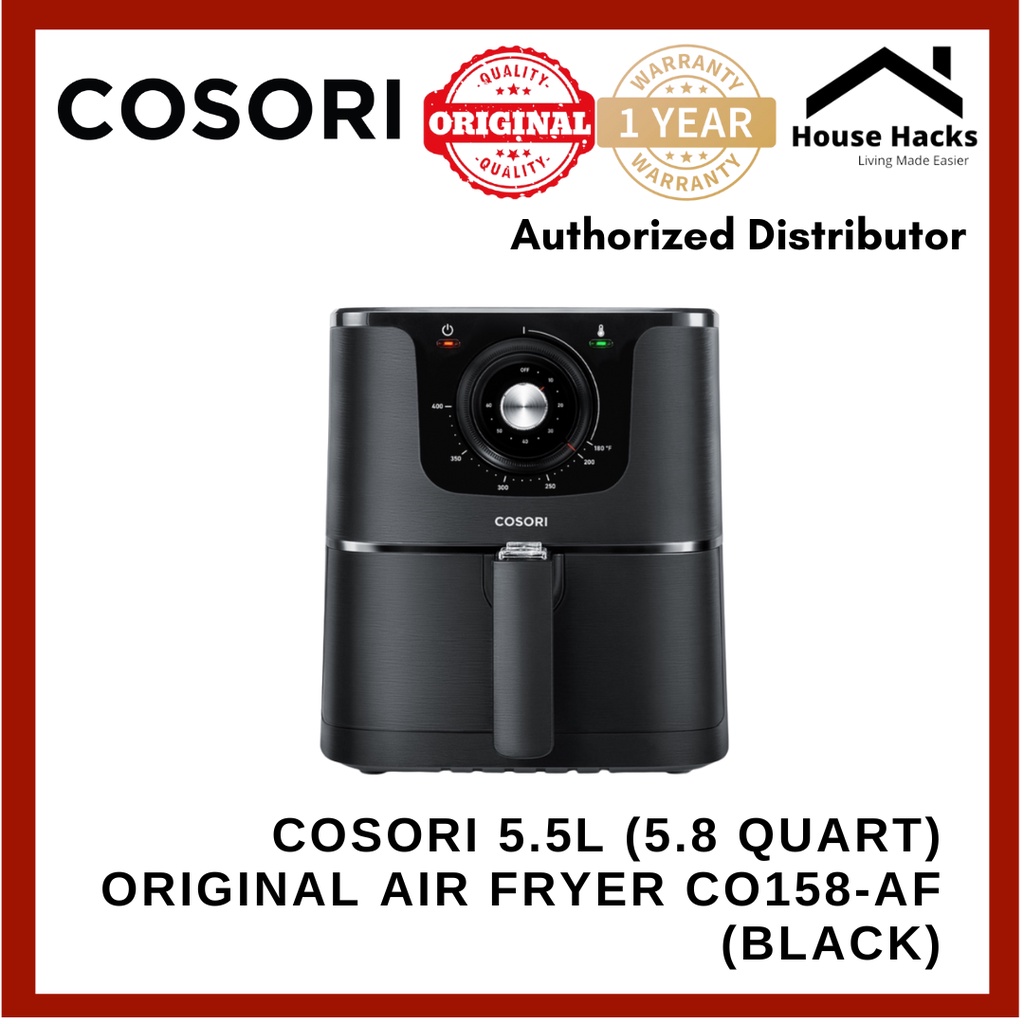 Cosori 5.5L (5.8 Quart) Original Air Fryer CO158AF (Black) (House