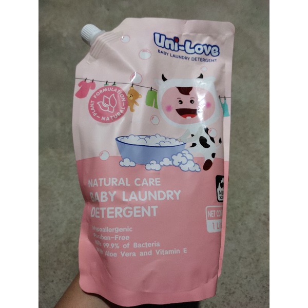 UniLove baby laundry Detergent 1L Milk Scent Shopee Philippines