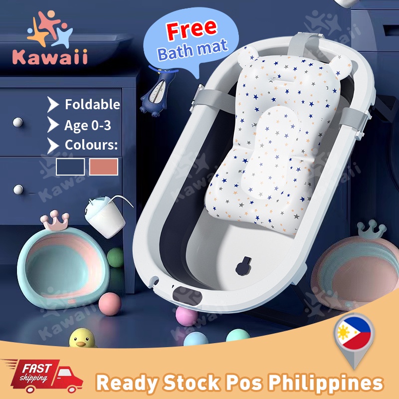 Baby Bath tub &Bath mat Baby Bath tub set Folding bath tub for baby