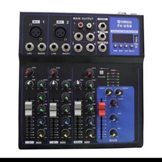 Yamaha F4USB 4 Channel Mixer W/Bluetooth Sound Mixer Shopee Philippines