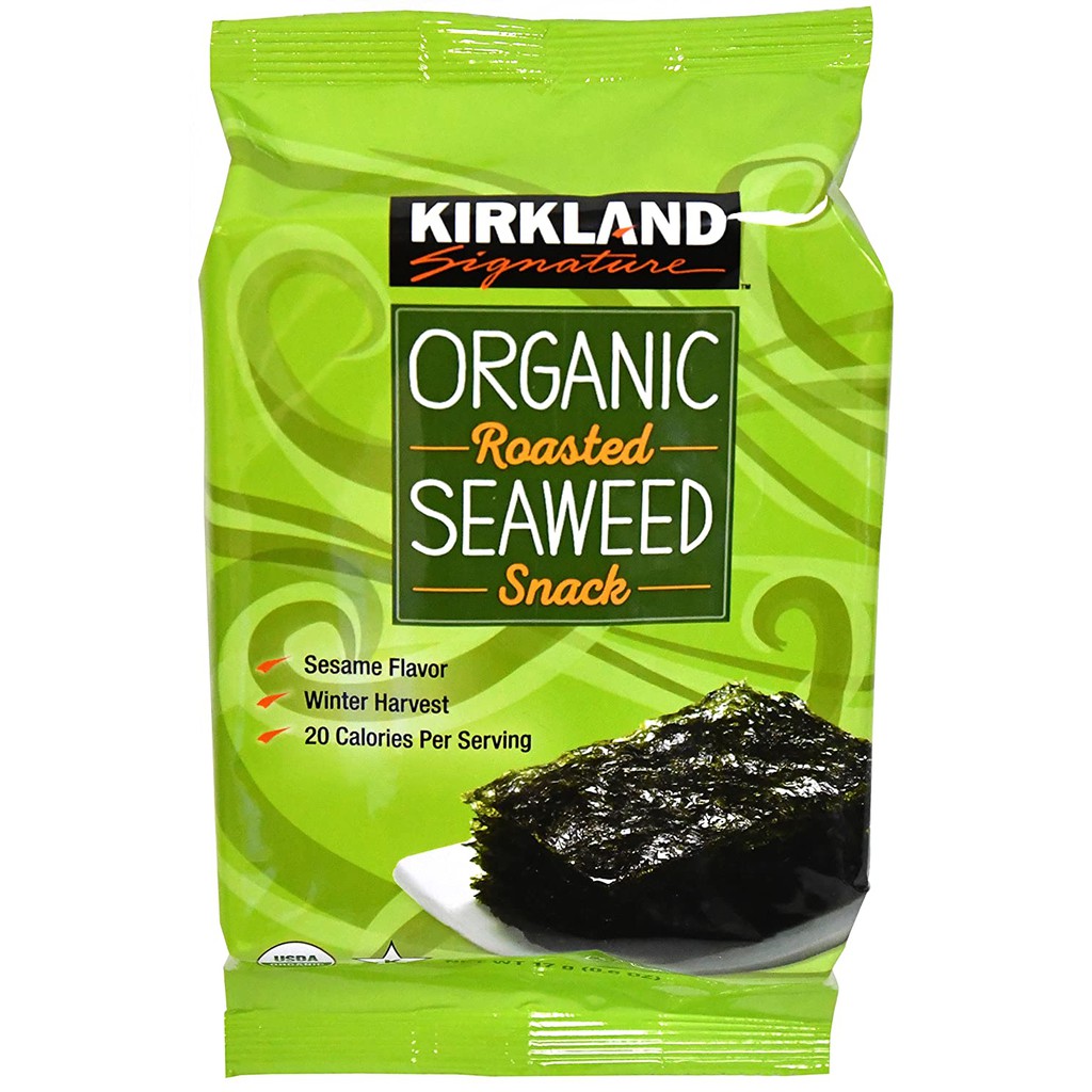 Kirkland Signature Organic Roasted Seaweed Snack, 17g Shopee Philippines