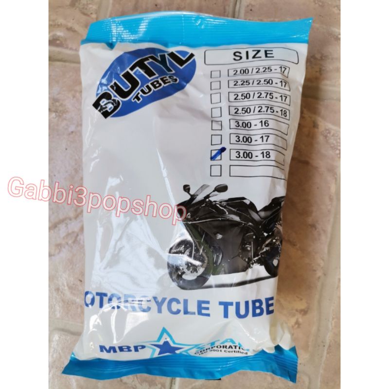 MBP STAR Heavy Duty Motorcycle Tubes ( BUTYL) Shopee Philippines