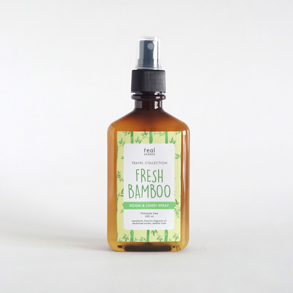 Real Scents Fresh Bamboo Room and Linen Spray 200ml Shopee Philippines