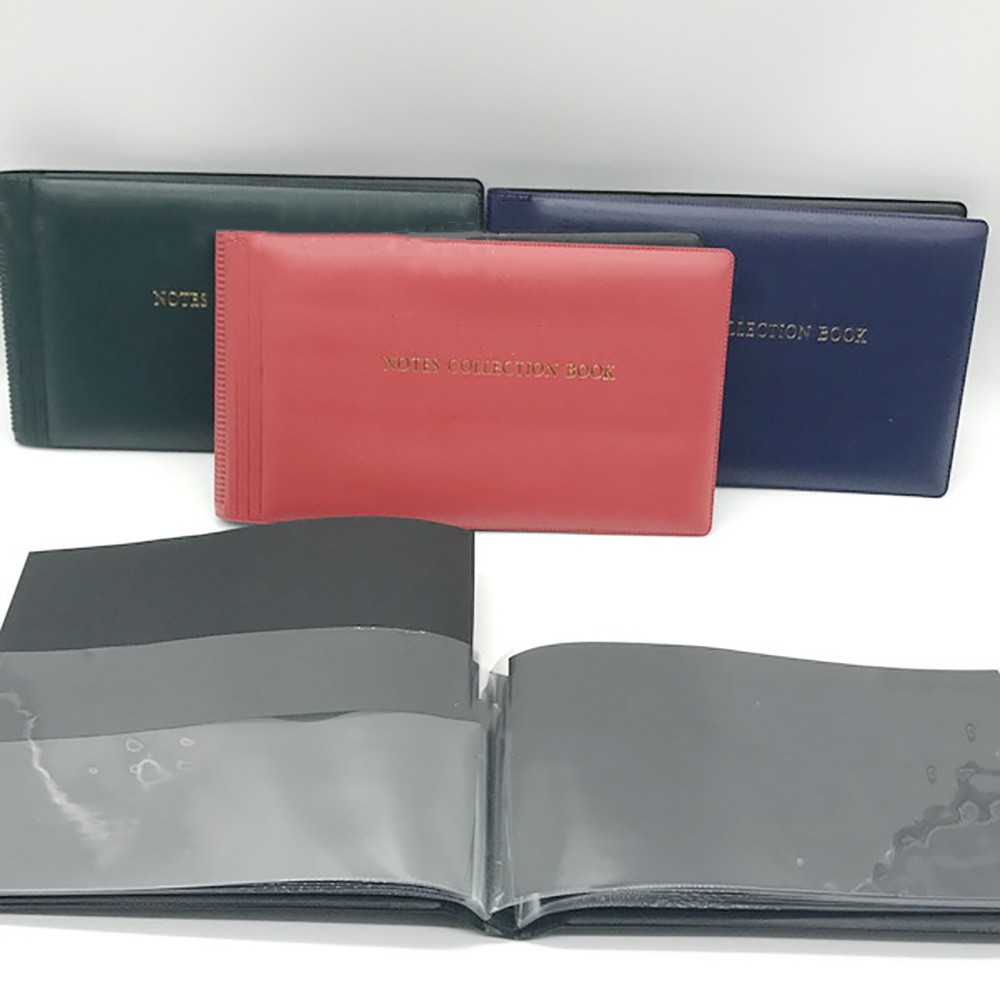 20 Pages Paper Money Currency Banknote Collection Book Paper Money