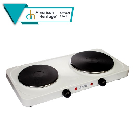 American Heritage Double Hot Plate Electric Stove HEHP458 Shopee