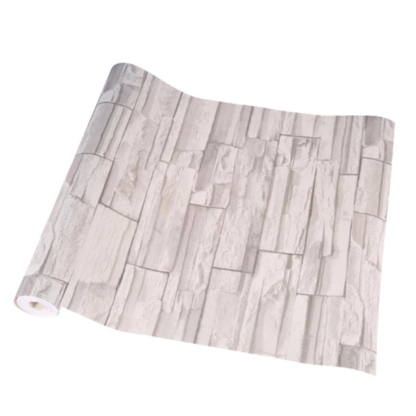 Vivid 3D Nice Quality Faux Brick Wallpaper Removable Stone Brick Wall