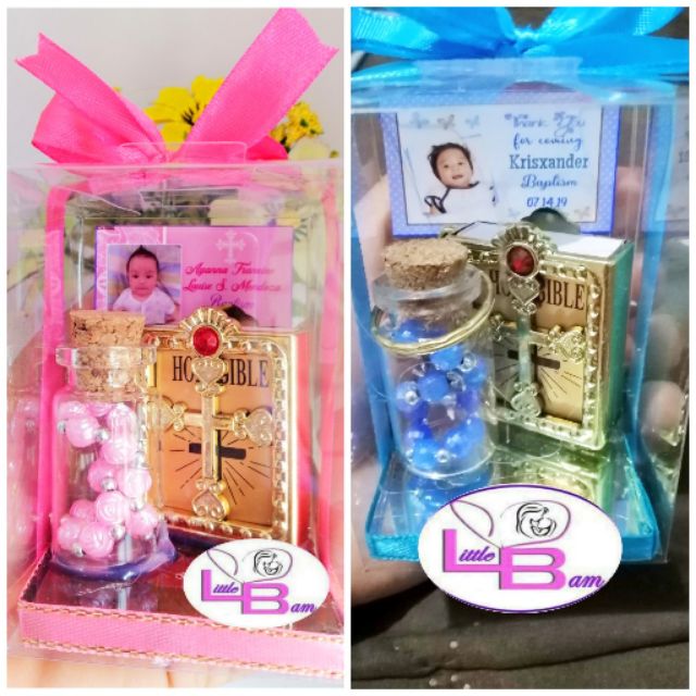 Christening souvenirs bapstimal souvenirs (max.25pcs) Shopee Philippines