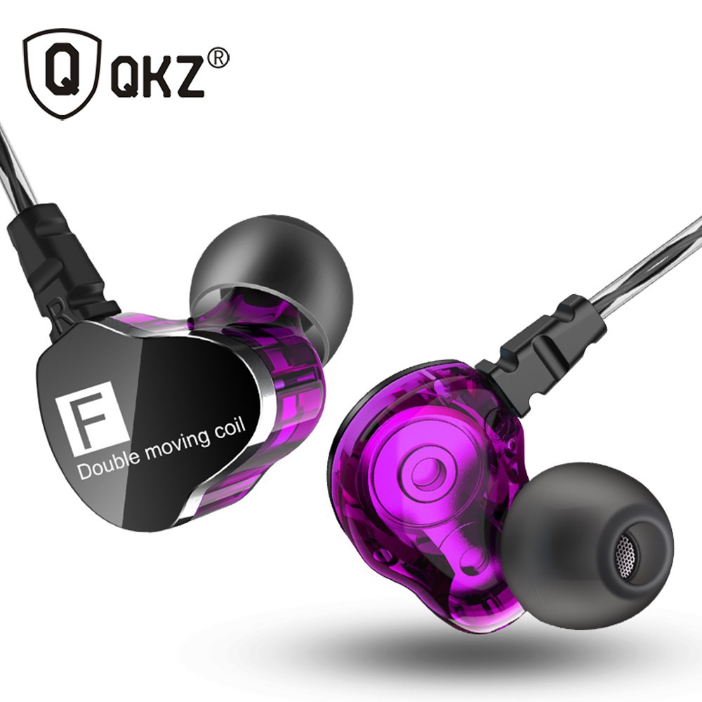 QKZ CK9 Double Unit Drive InEar HiFi Earphones Headset
