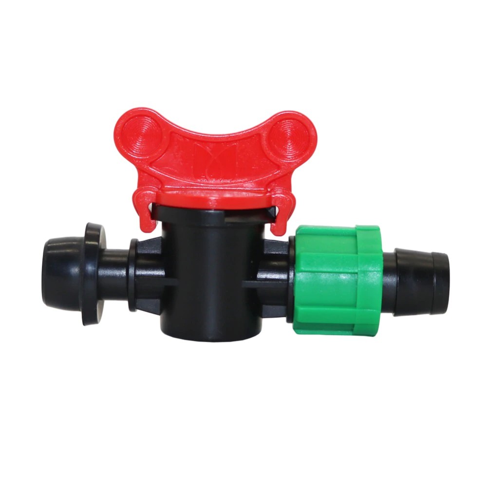 1 Pc Garden Water Valve DN17 Drip irrigation Pipe Adapter Lock Nut