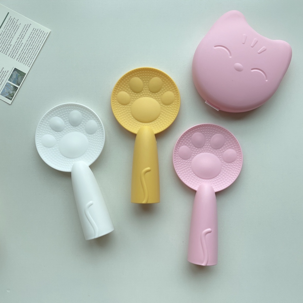 HERA Cat Paw Rice Scoop Rice Ladle With Holder Can Stand Cat Paw Rice