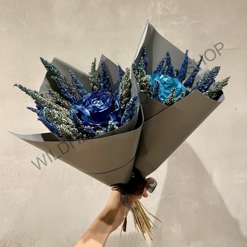 Trigo with Rose Dried Flower Bouquet Shopee Philippines