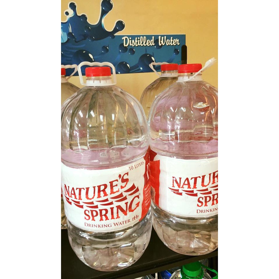 Natures Spring Alkaline Drinking Water 2 Bottles of 10 Liters Shopee