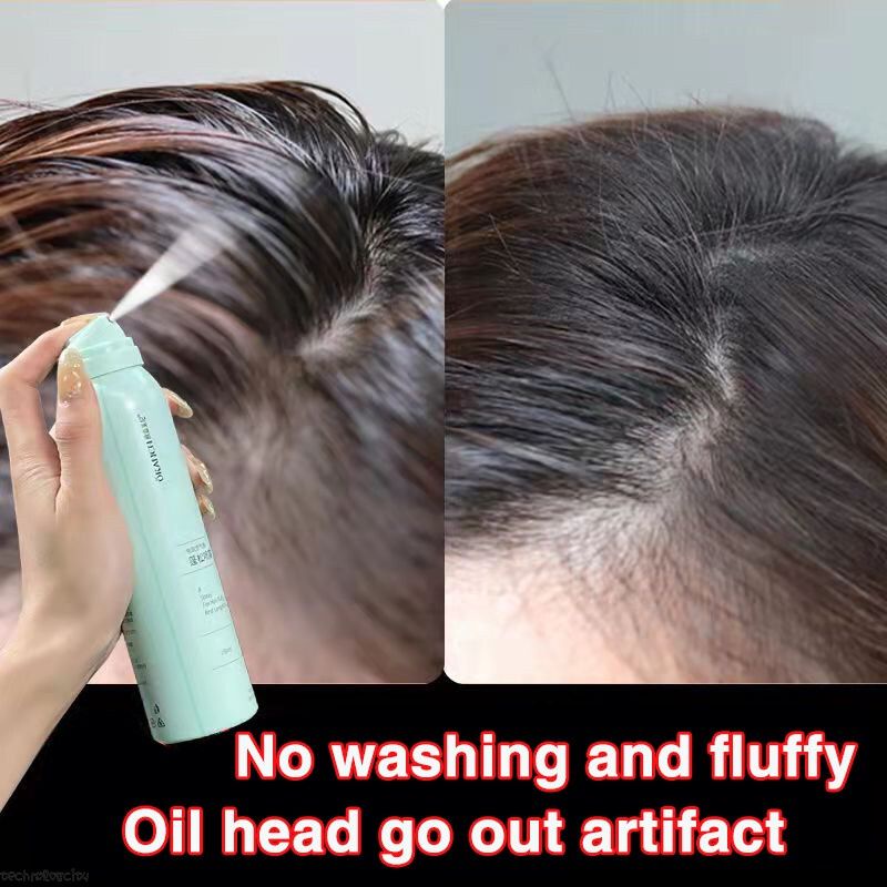 Washing Free Shampoo Dry Shampoo Instant Dry Wash Hair Spray Smooth