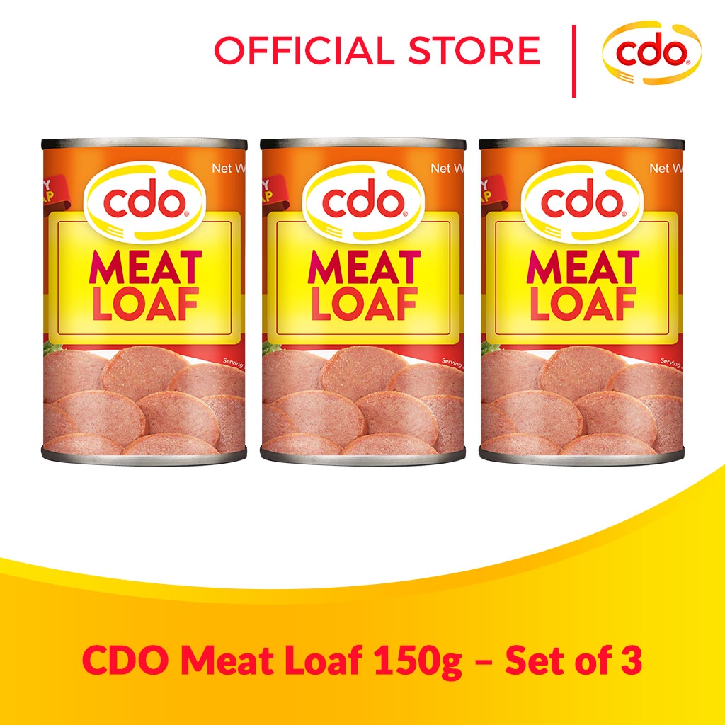 CDO Meat Loaf Classic 150g Pack of 3 Shopee Philippines