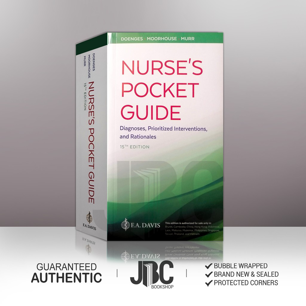 Nurse's Pocket Guide 15th Edition by Doenges, Moorhouse, and Murr