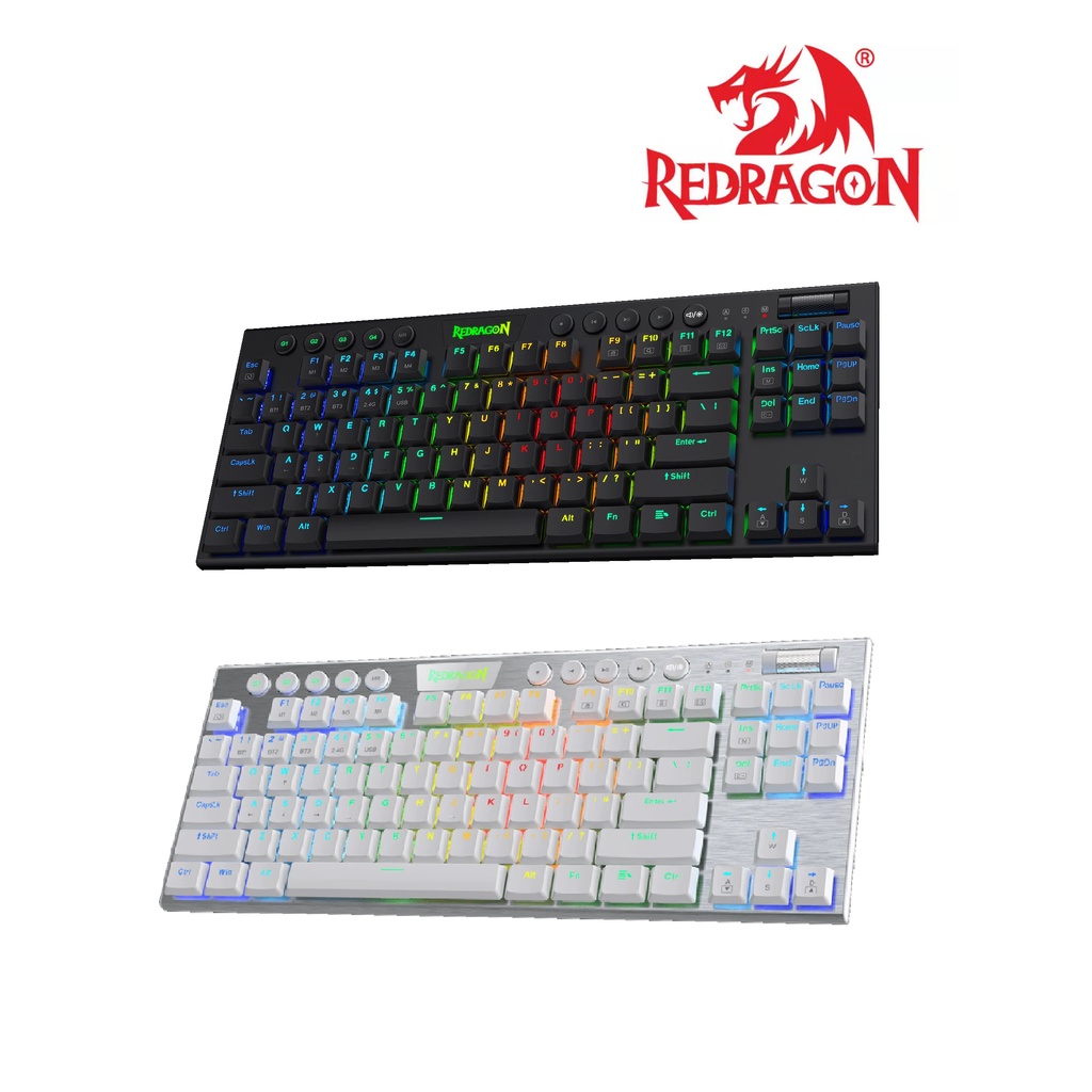 Redragon K621 Horus TKL TriMode Wireless RGB Low Profile Mechanical