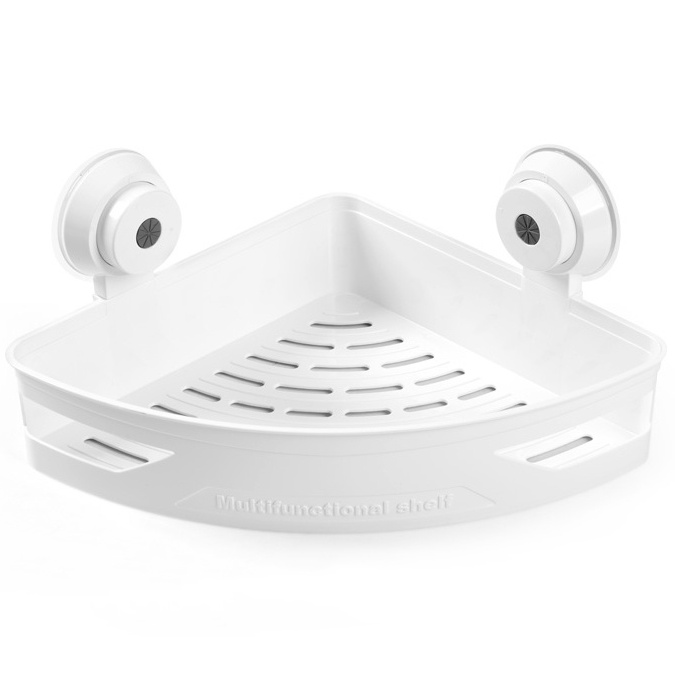 Bathroom Corner Tray (White) Ceo Magic Triangle Shelf Shopee