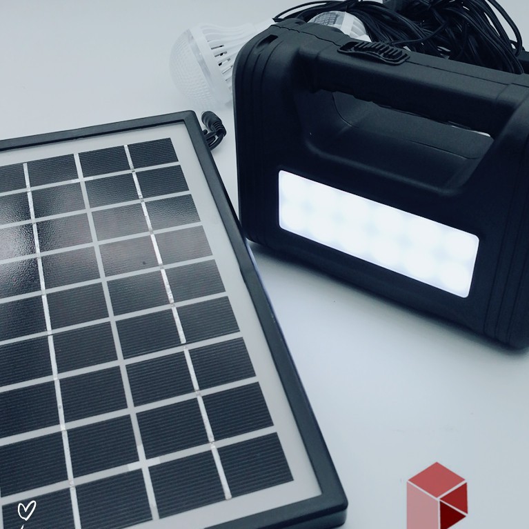 Gdlite Solar Lighting System 8017 - GDlite GD-8017 (NEW) Plus Solar Lighting System Kit (Black ...