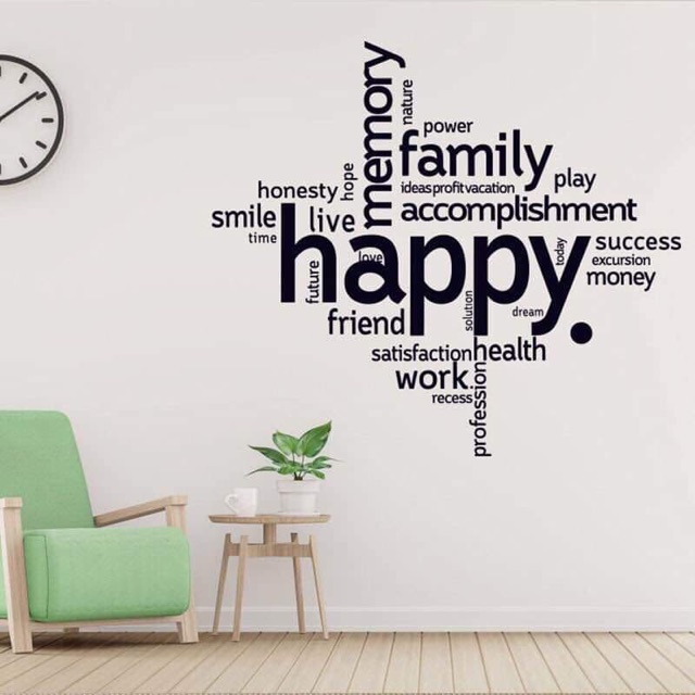 JT5 Wall Sticker Removable Home Decor Vinyl Mural Water Proof Shopee