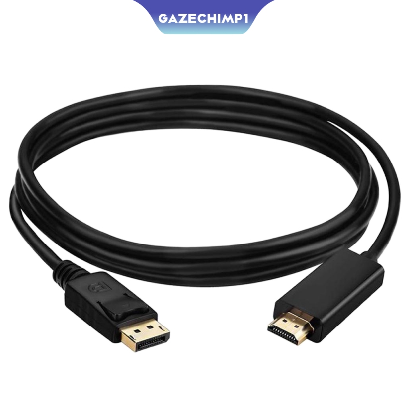 1.8m Professional DisplayPort DP to HDMI Cable Adapter