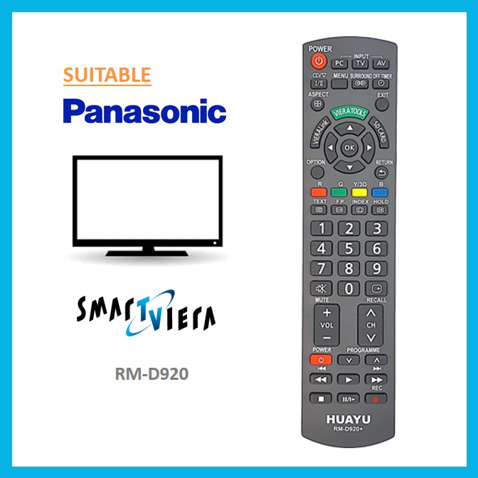 Panasonic Smart Viera Led Tv Remote Control RMD920 Shopee Philippines