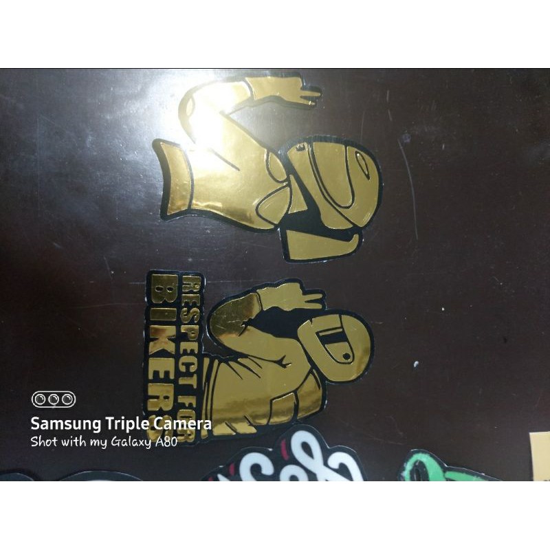 riders sticker gold with background Shopee Philippines