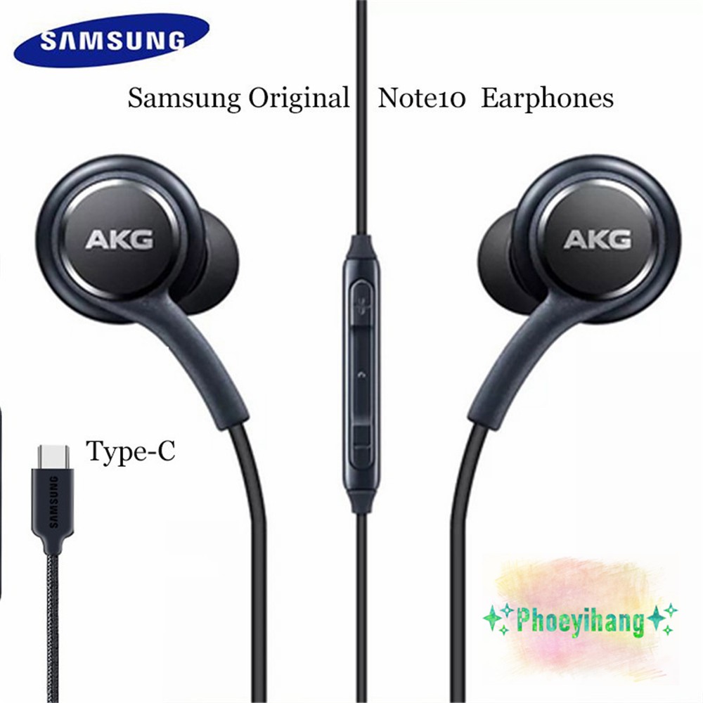 Original Samsung Galaxy Note 10 AKG Earphone USB TypeC In Ear