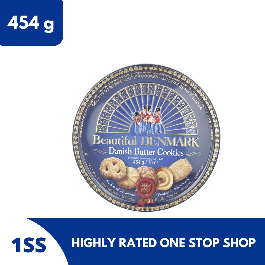 Beautiful Denmark Danish Butter Cookies, 454g Shopee Philippines