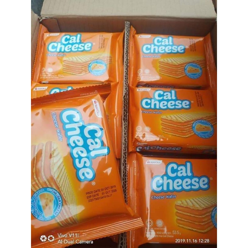 1 Box Cal Cheese Cheese Wafer 48g x 60pcs Shopee Philippines