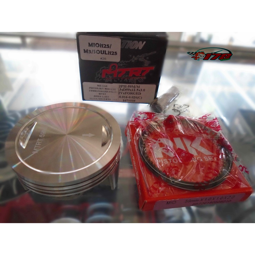 MTRT piston kit mio i 125 59MM Shopee Philippines