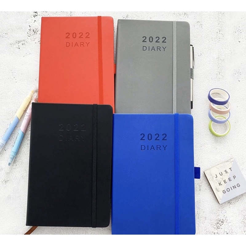 2023 Planner w/ Pen holder Moleskin type Monthly Week Daily A5 Size