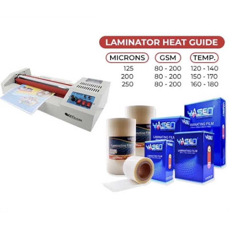 Laminating film 3 sizes available ID, 4R and A4 pack of 5pcs Shopee