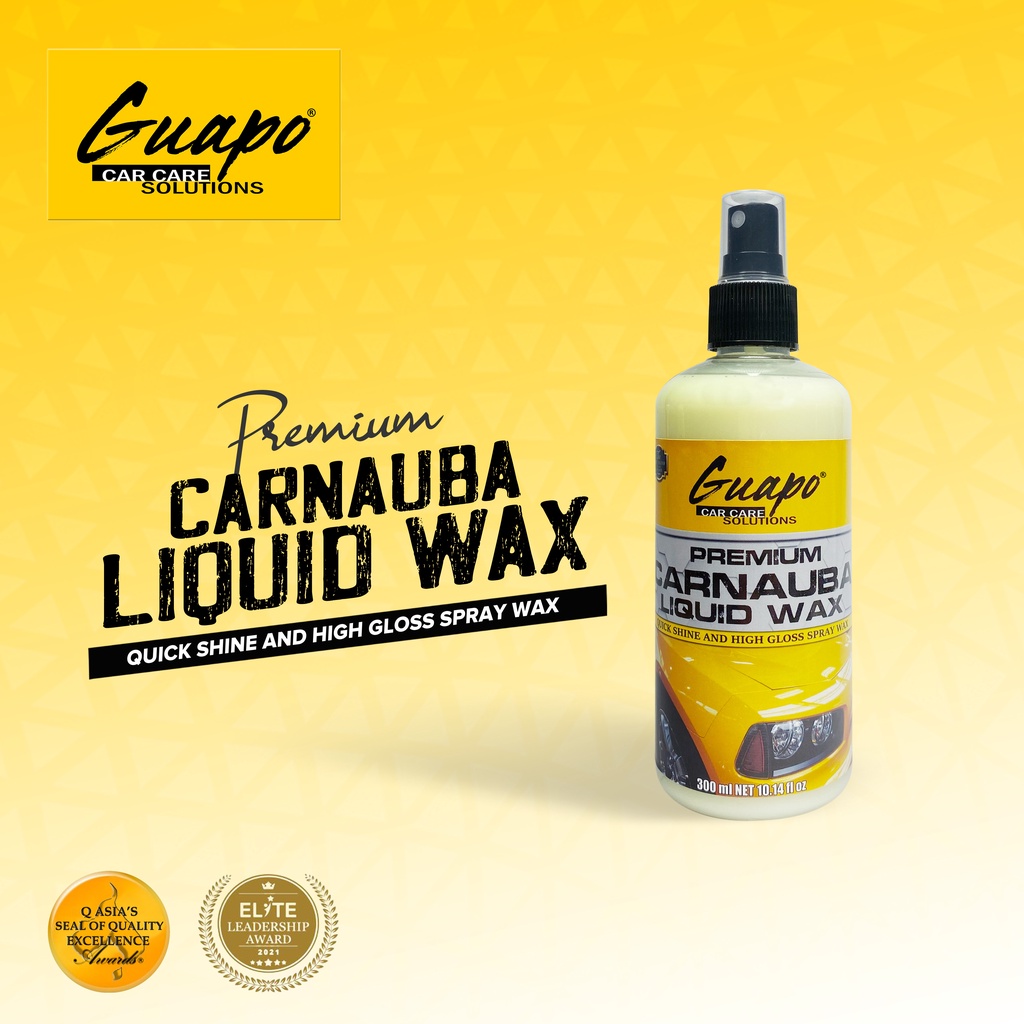 GUAPO Premium Carnauba Liquid Wax / Carnauba Wax 300ml Shopee Philippines
