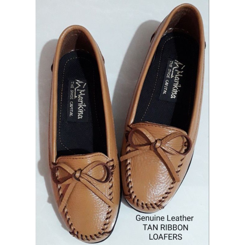 Marikina Made Genuine Leather Cowhide Women's Loafers/Topsiders Women's