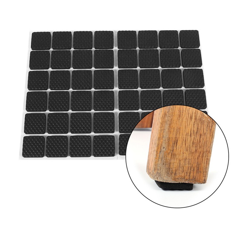 Nonslip Rubber Table Leg Pad Furniture Foot Cap Cover Self Adhesive