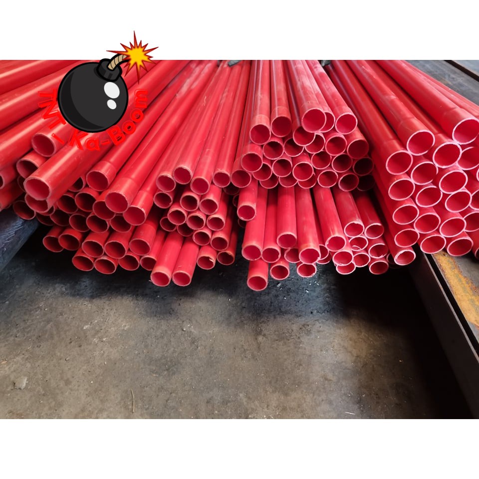 PVC ORANGE Pipe "Big Sizes" 1/2'', 3/4" Sold by 100cm, 93cm 150cm 1