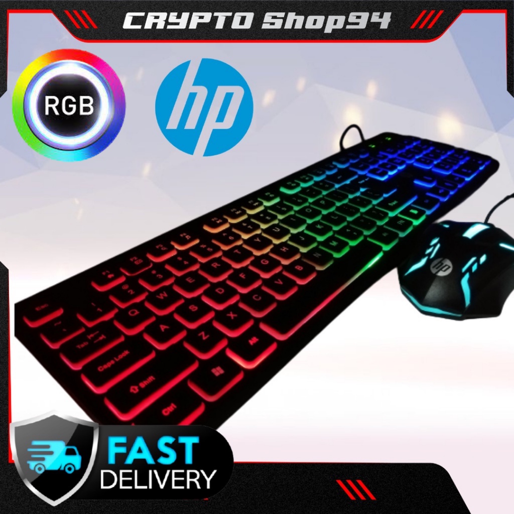 HP KM558 Wired RGB Gaming Keyboard and Mouse/GAMINGKEYBOARD/HP KEYBOARD