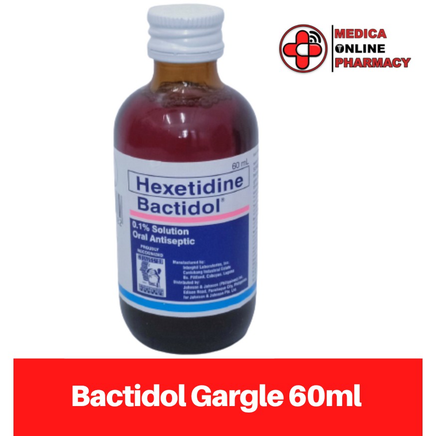 Bactidol Oral Antiseptic Mouthwash 60ml for Sore throat Shopee