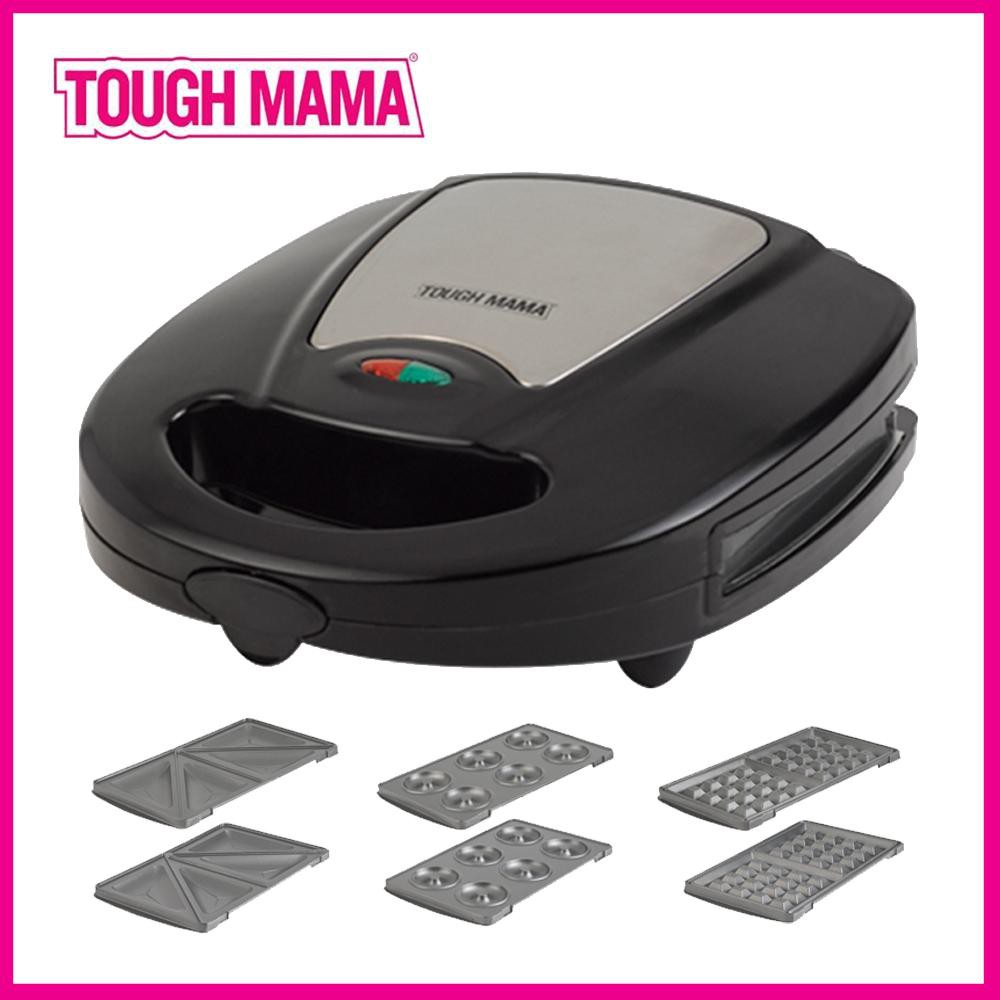 sandwich maker Tough Mama Dual Plate 3in1 Sandwich, Waffle & Donut