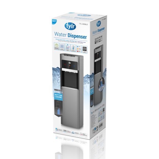 Tylr™ Bottomloading Digital Water Dispenser With LCD display screen Hot, Warm and Cold