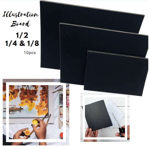 1/8 illustration board size in ruler & Top review