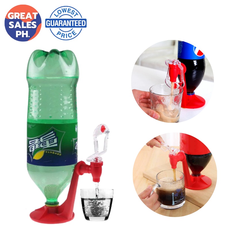 Magic Tap Saver Soda Dispenser Bottle Coke Upside Down Drinking Water Dispenser Shopee Philippines