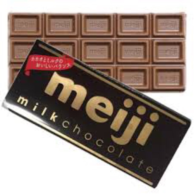 Meiji Chocolate Bars Milk and Black Flavor 50g Shopee Philippines