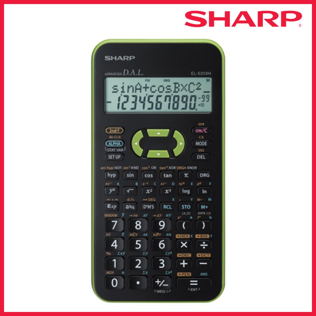 Sharp EL531XH Scientific Calculator Shopee Philippines