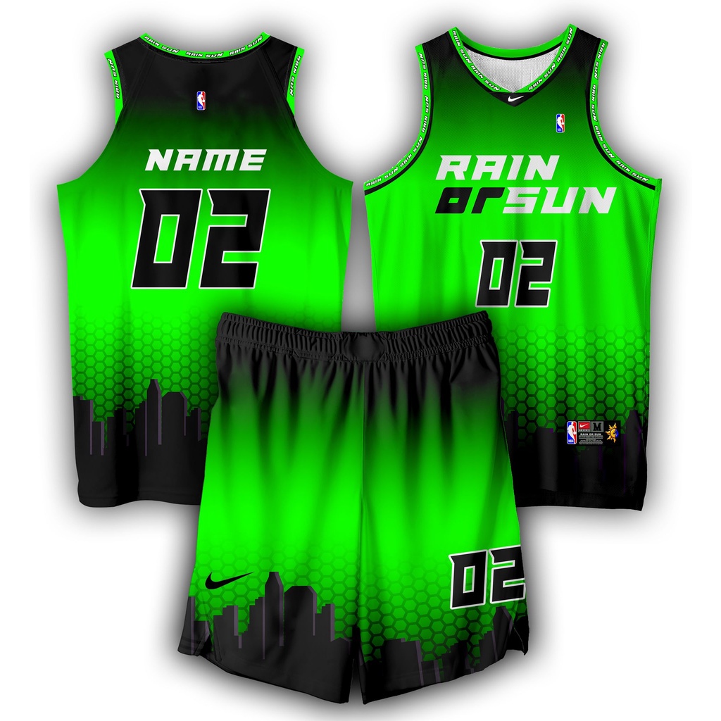 RAIN OR SUN CHAMPIONS BASKETBALL JERSEY FREE CUSTOMIZE OF NAME AND