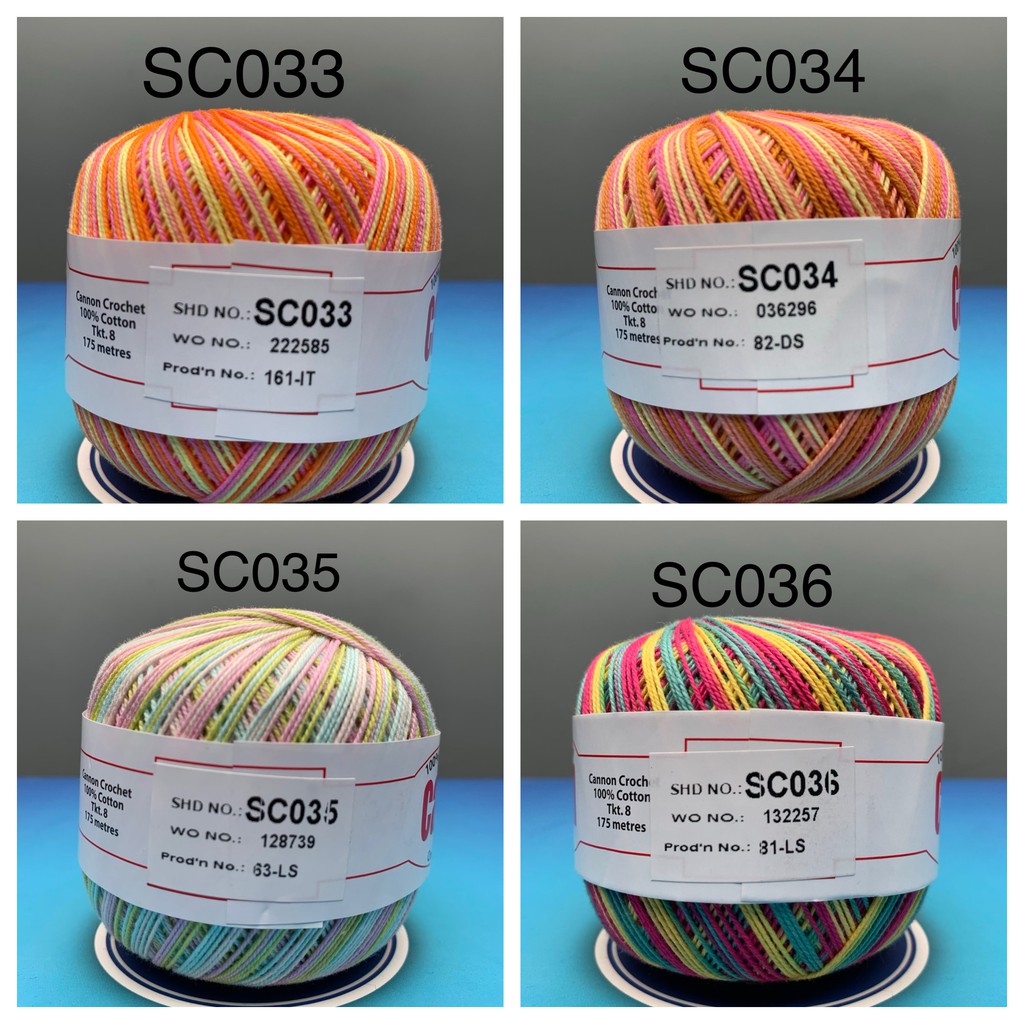Cannon 100 mercerized cotton crochet thread Shopee Philippines